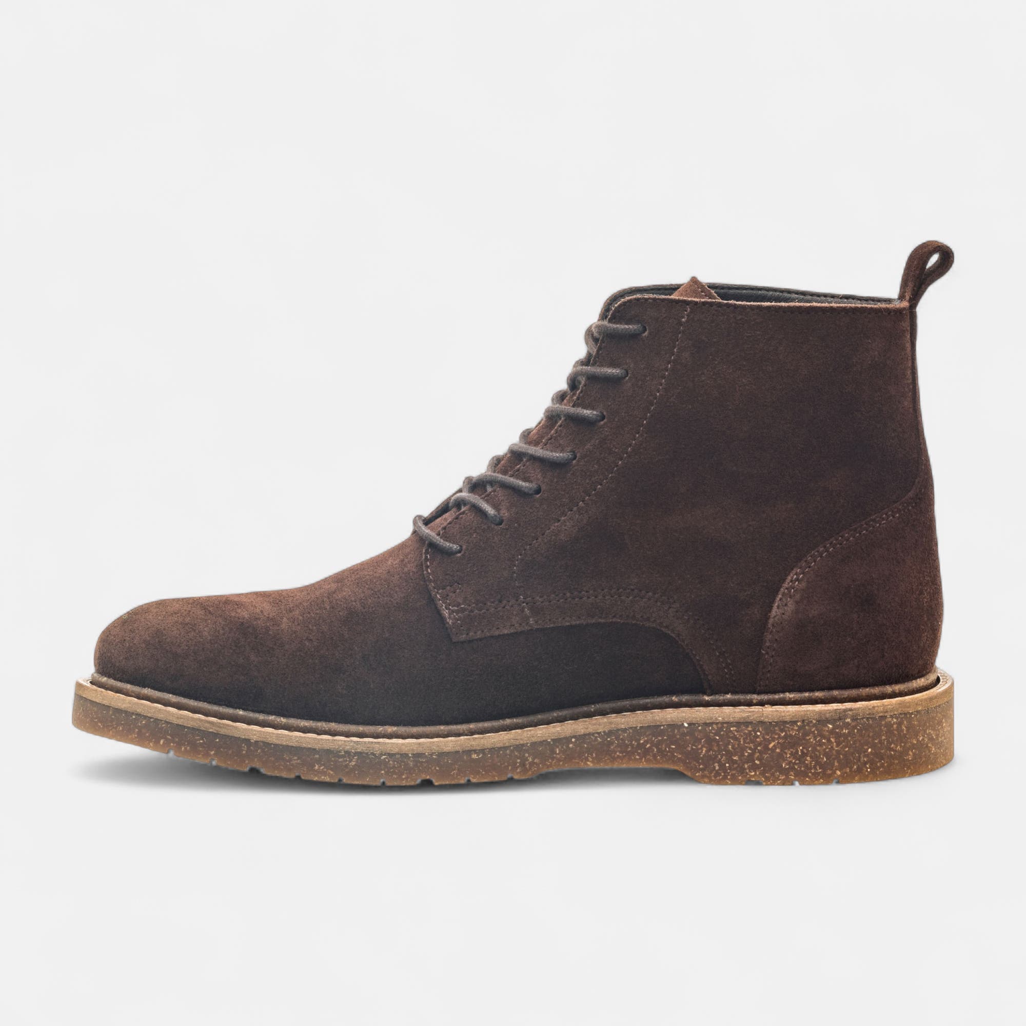Bottines Homme en cuir marron