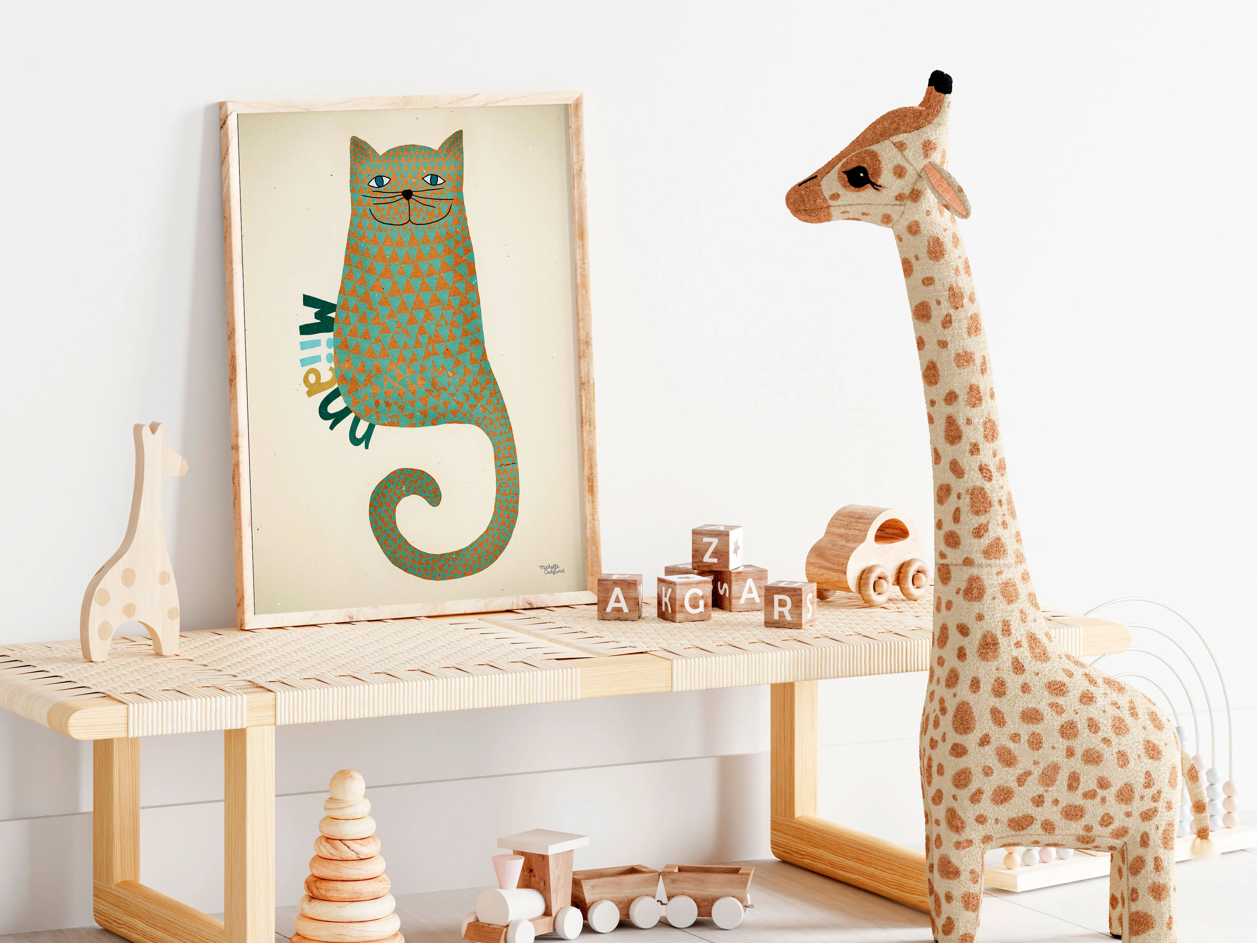 Poster & Frame  Michelle Carlslund Miiauu plakat