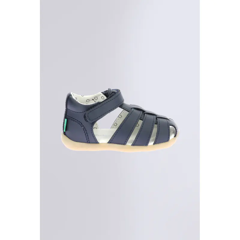 Bigflo-c Marine fonce SANDALES Cuir Fille
