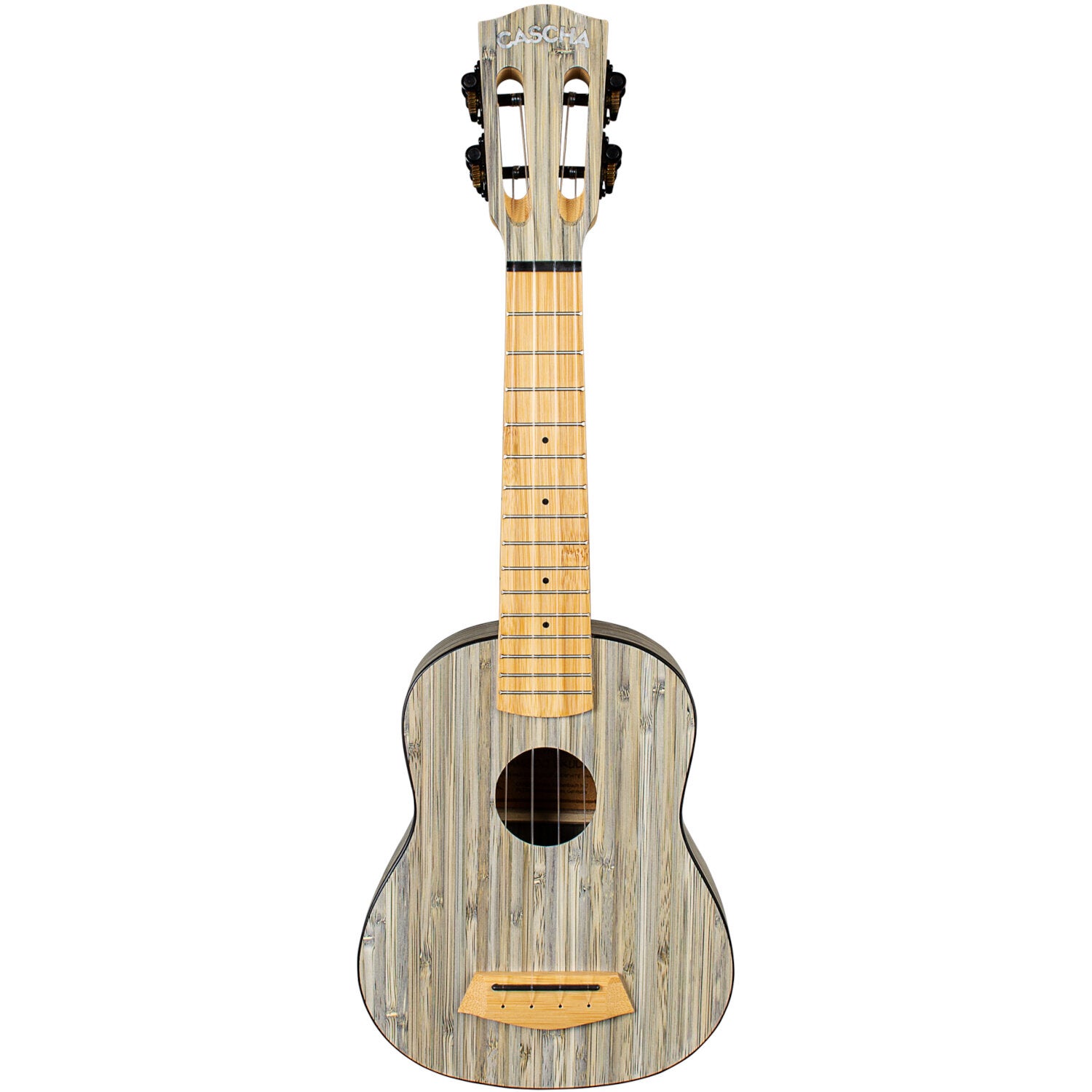Cascha HH 2315 Bamboo Graphite sopraan ukelele set