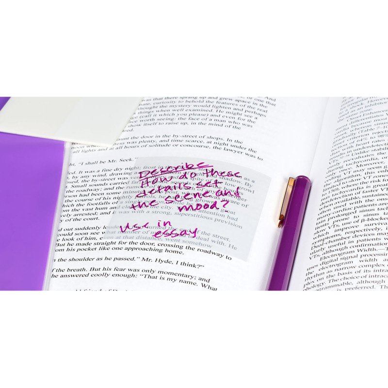 Notes repositionnables transparentes Post-it - Bloc de 36 feuilles