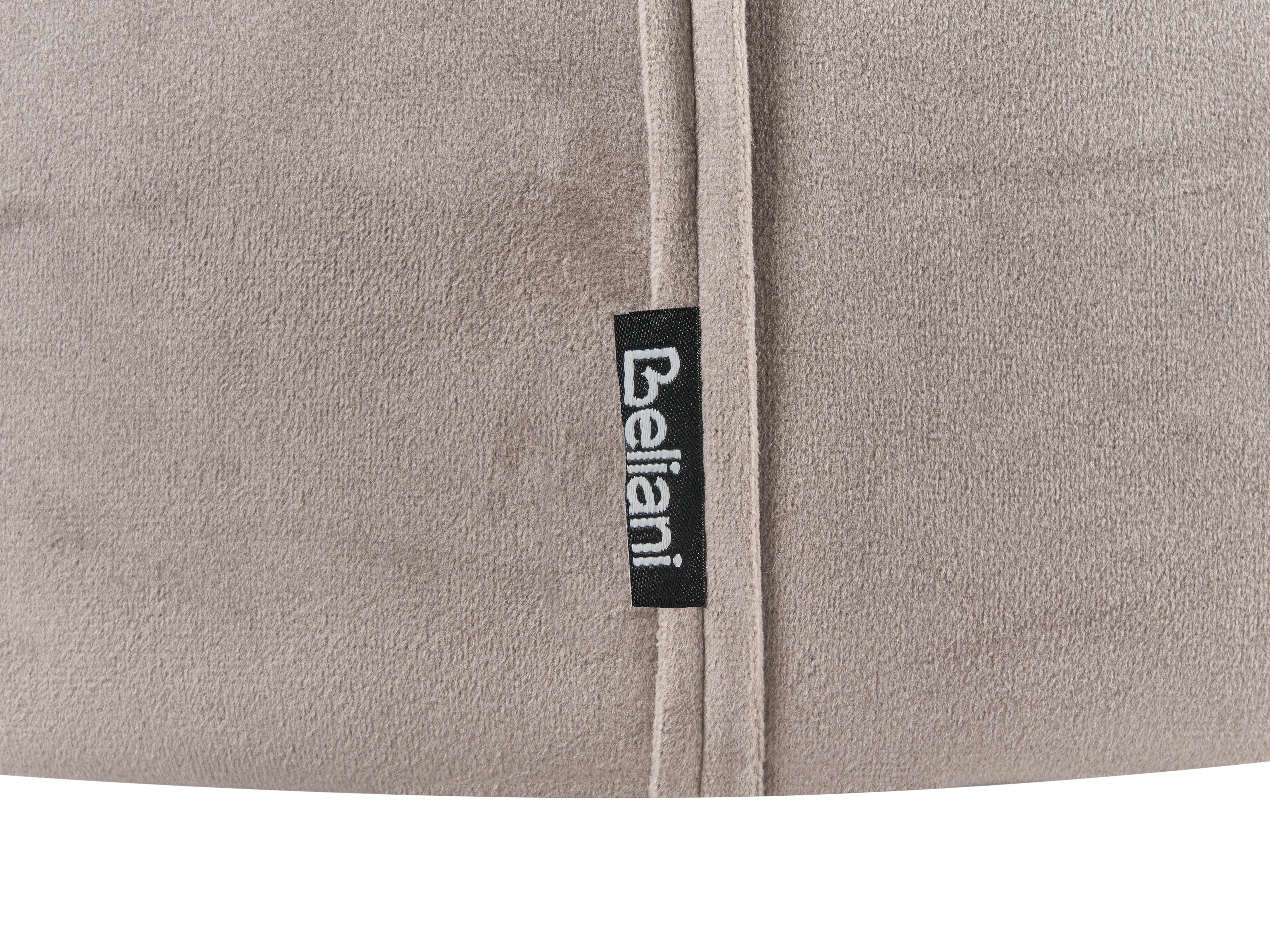 Poef SEDONA Fluweel Taupe