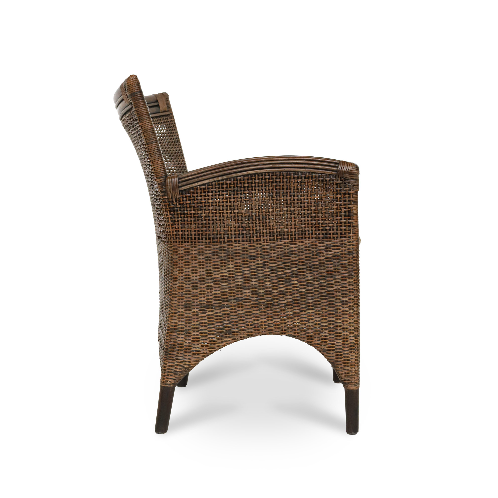 Armsessel 'Breiden', Rattan, B 59 cm, H 85 cm, L 62 cm von fischer's lagerhaus