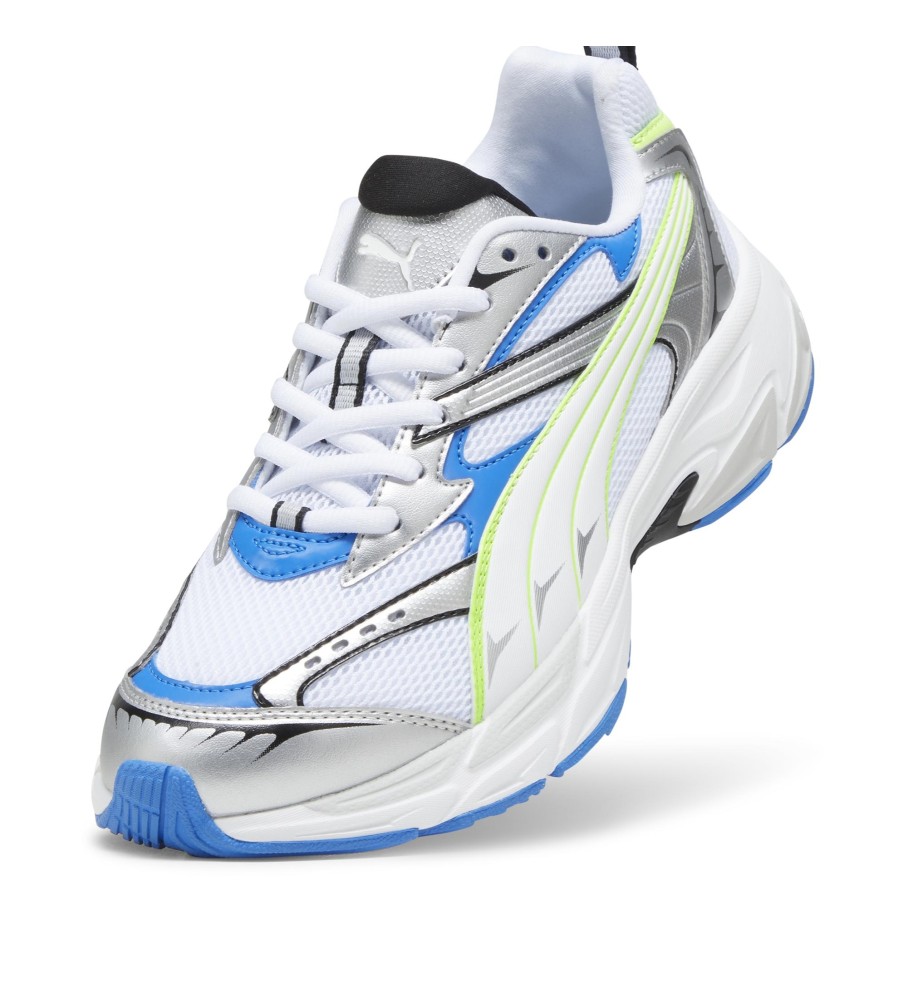 Tênis Puma Morphic, branco e azul