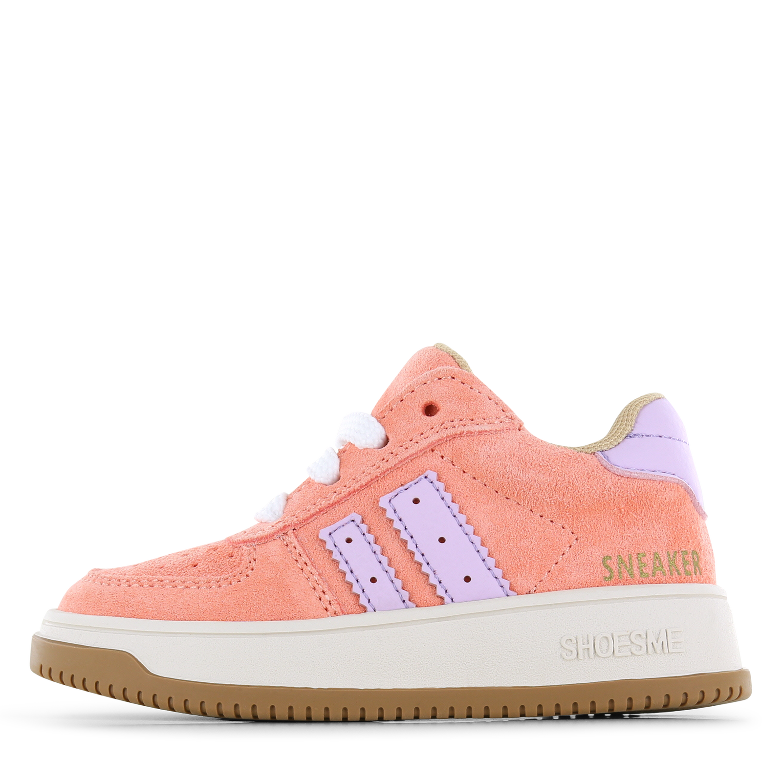 Shoesme Pfirsich Sneaker mit Reißverschluss