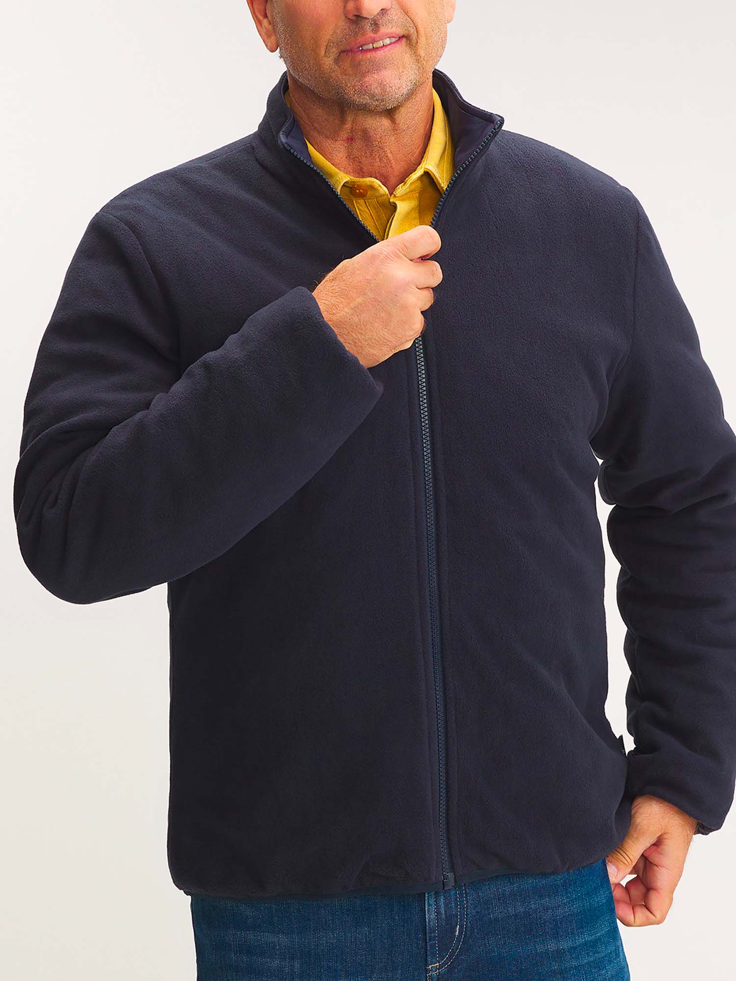 Veste Homme 4 en 1 Imperméable Marine