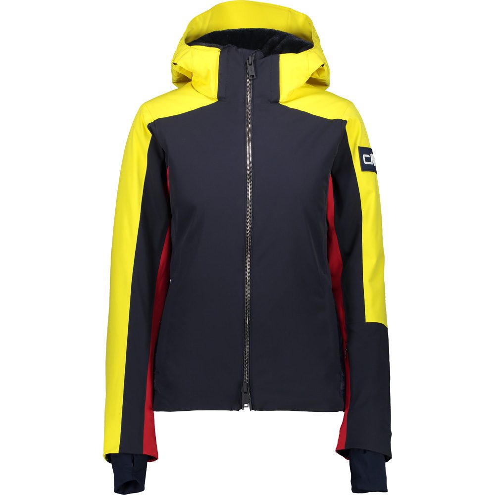 CMP Zip Hood Skijacke Damen black blue