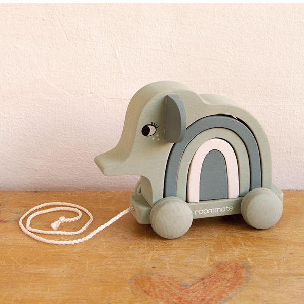 Roommate Elephant Houten Trekdier