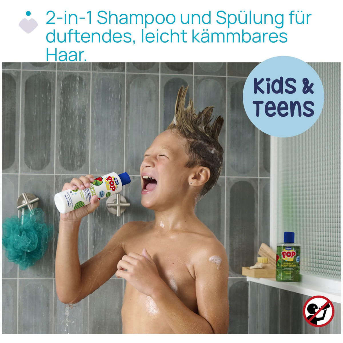 ChiccoChicco   POP Comby Shampoo und Conditioner Wassermelone