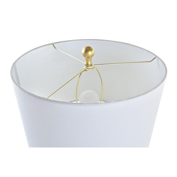 Lampe de bureau abstrait doré blanc 220 v 50 w moderne (38 x 38 x 75 cm)