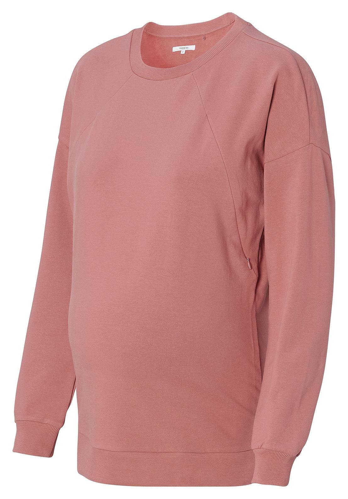 Noppies Maternity Trui met voedingsfunctie Lesy - Burlwood
