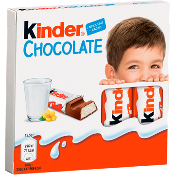Kinder Chocolate 4 Reepjes 50 g