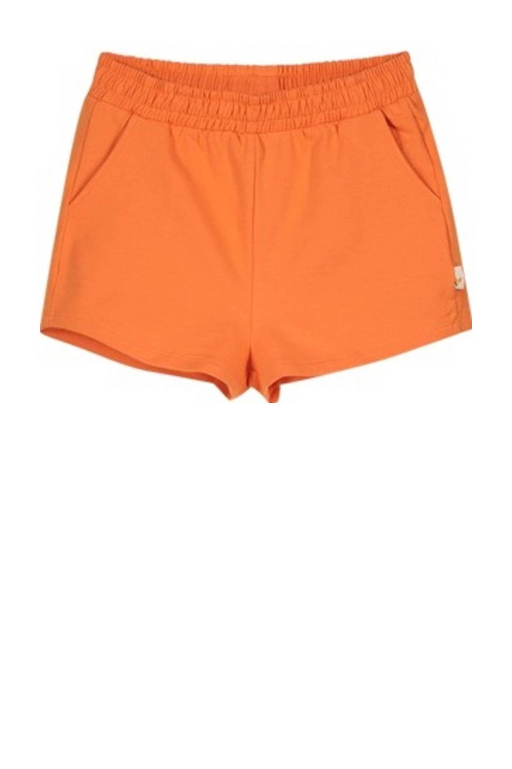 Moodstreet regular fit sweatshort oranje