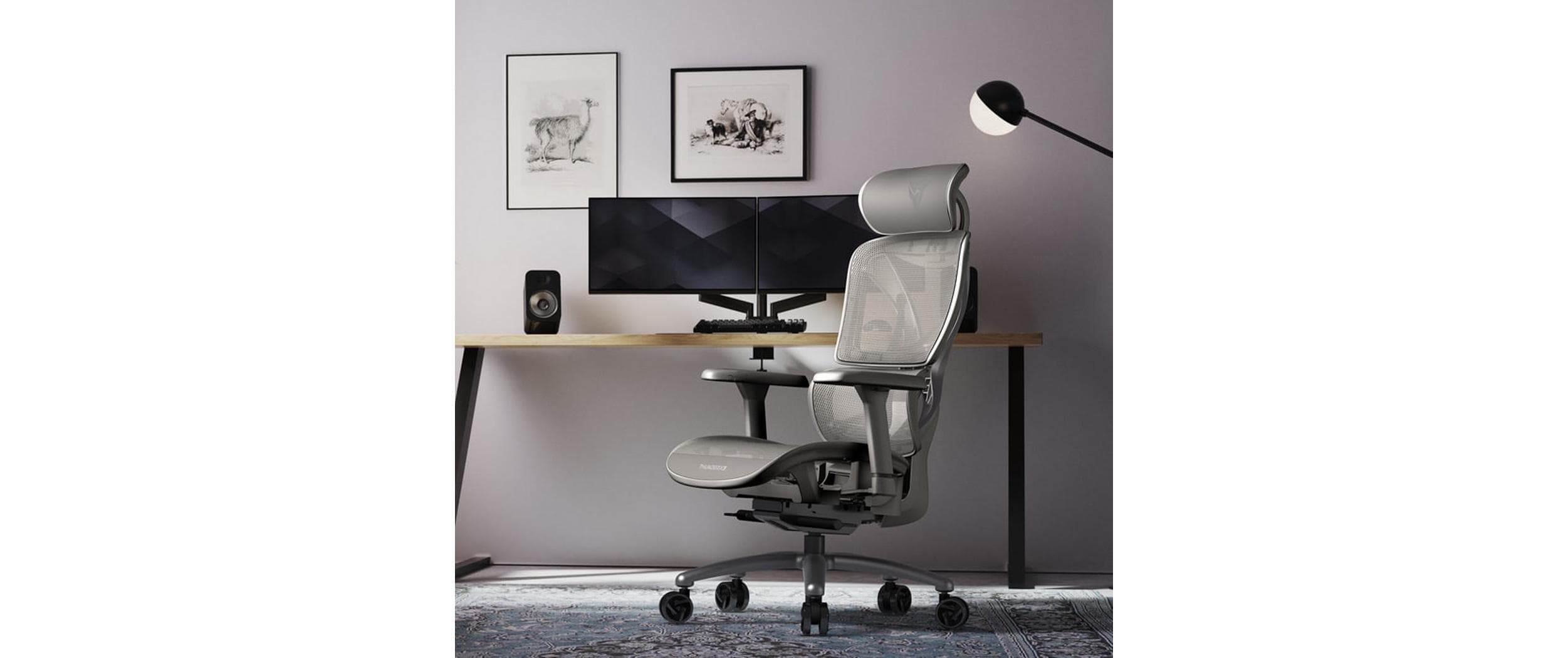 Bürostuhl XTC-Mesh Grau<br>Ergonomischer Bürostuhl