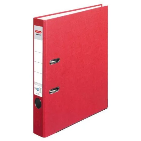 Herlitz Ordner maX.file nature plus A4 5cm rot
