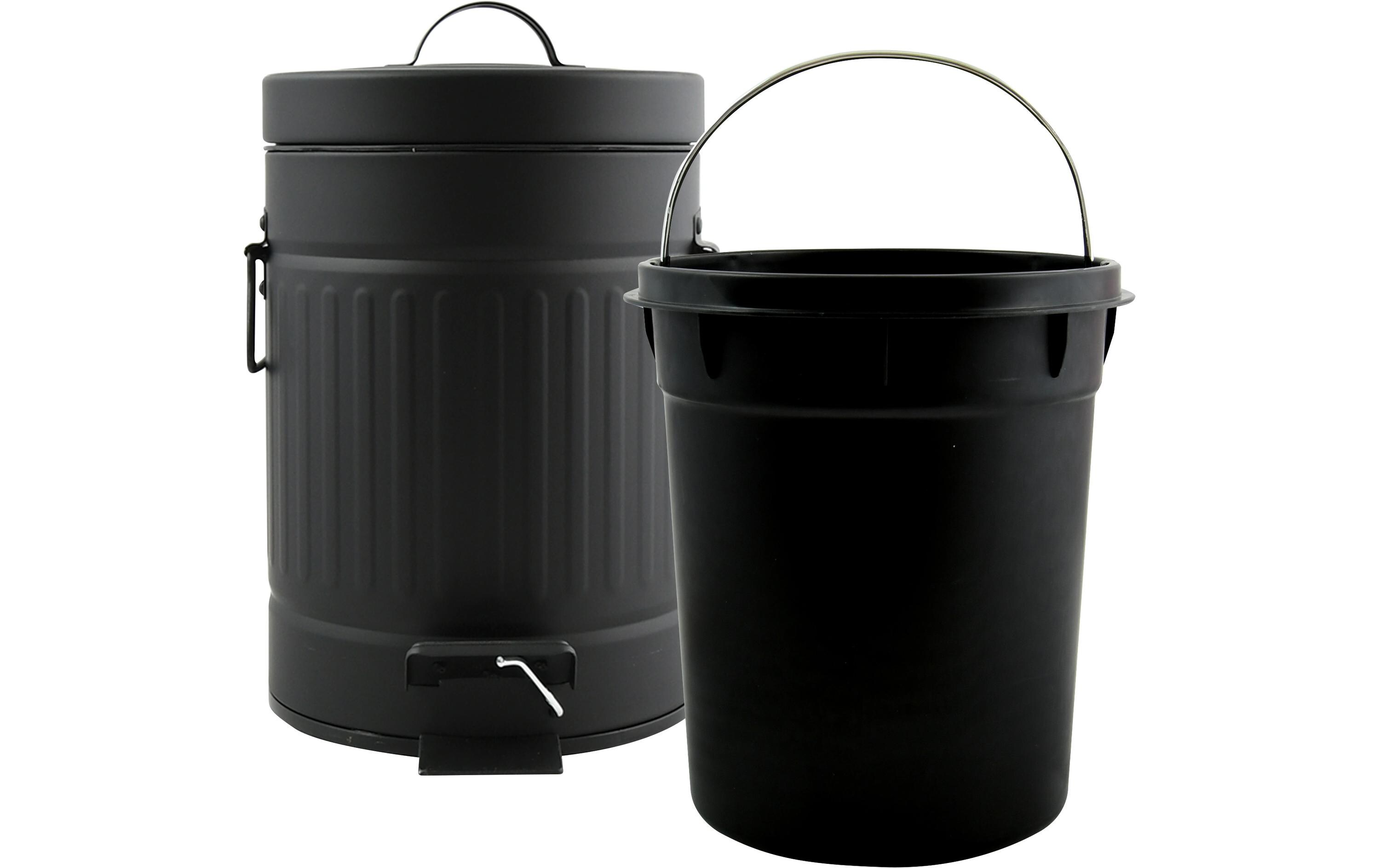 Kosmetikeimer Habana 3 l, SchwarzTreteimer