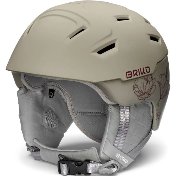 Casque de ski BRIKO CRYSTAL X MATT SHINY NOMAD BEIGE - TAWNY PORT PLUM