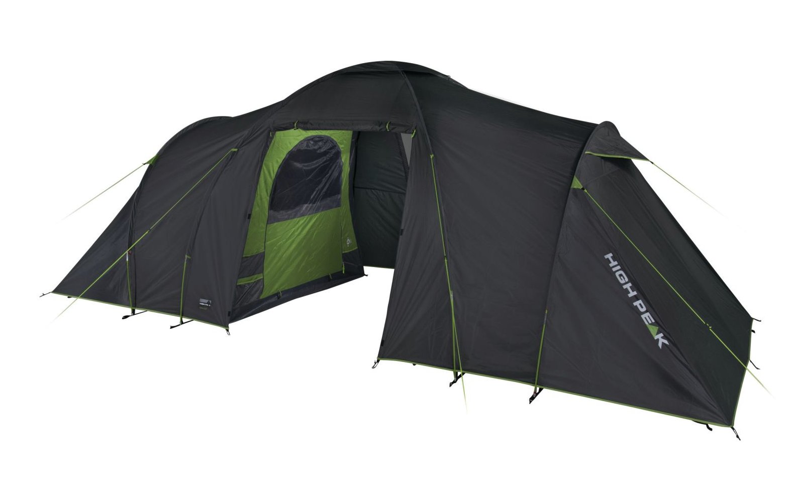 High Peak Como 4.0 Kuppelzelt dunkelgrau/grün 230 x 450 cm für 4 Personen