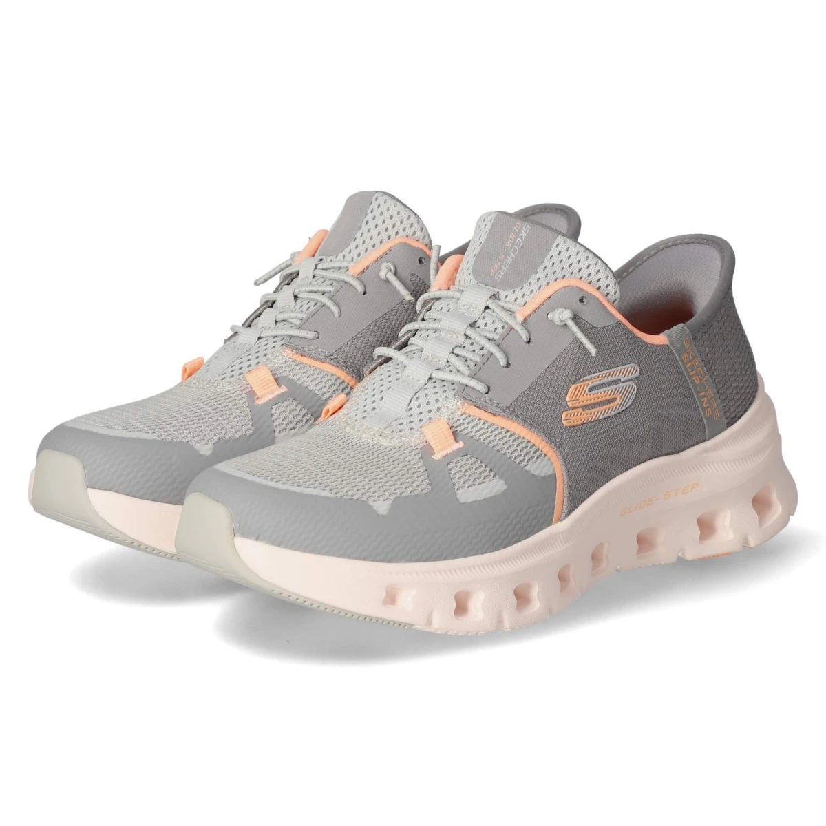 SkechersSlip Ins Sneaker GLIDE STEP PR - Gray/Orange