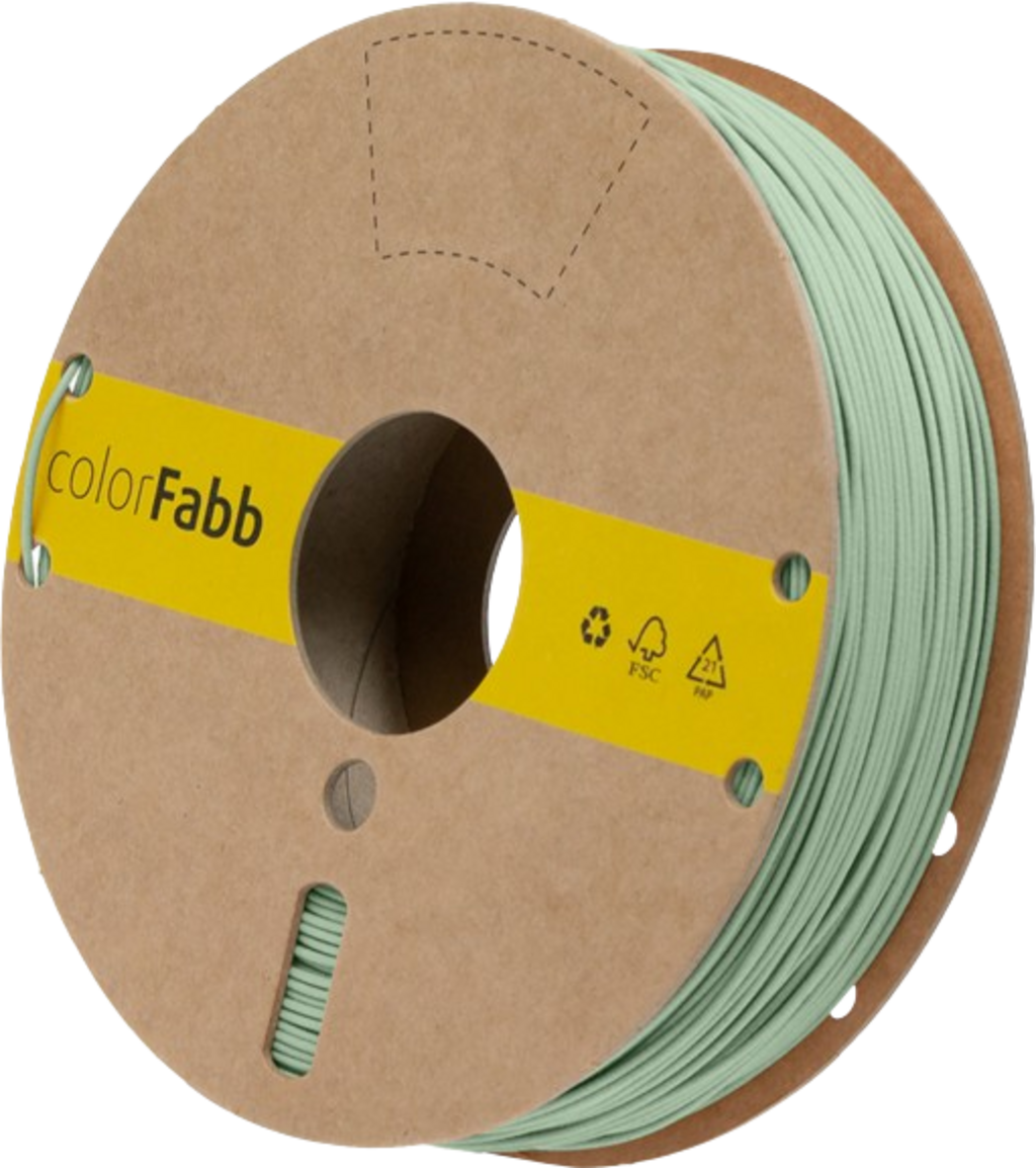 colorFabb  Vibers PLA Pastel Green, 1,75 mm / 750 g    Nachhaltiges PLA-Filament in Pastell-Grün