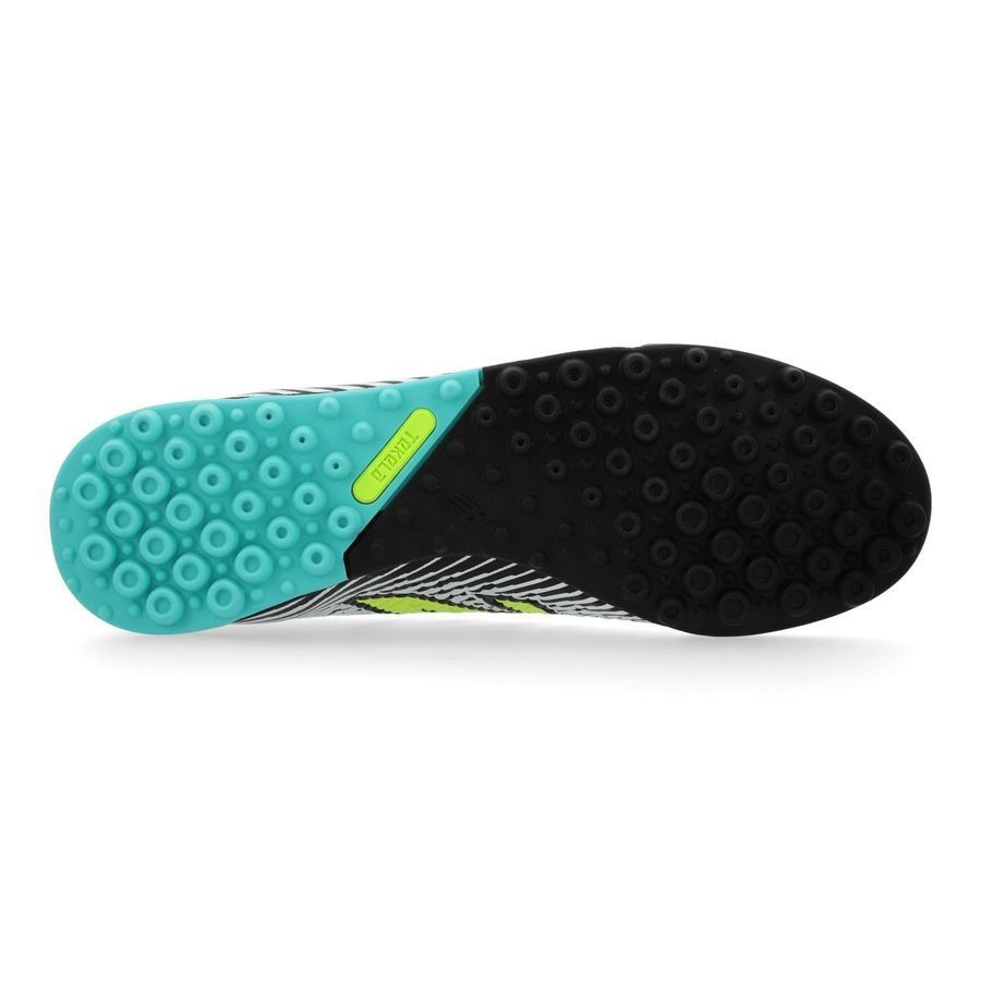 New Balance Tekela V4 Magique TF - Blanc/Violet/Jaune Fluo