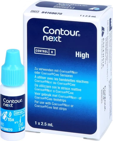 CONTOUR Kontroll-Lösung high 2.5 ml