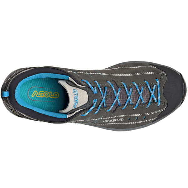 Chaussure de randonnée basse ASOLO NUCLEON GV ML GRAPHITE/ARGENT/BLEU CYAN
