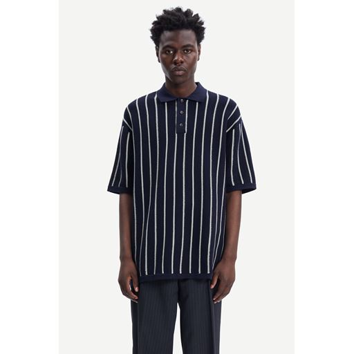 Samsøe Samsøe Joey Strikket Polo T-shirt, Salute, M