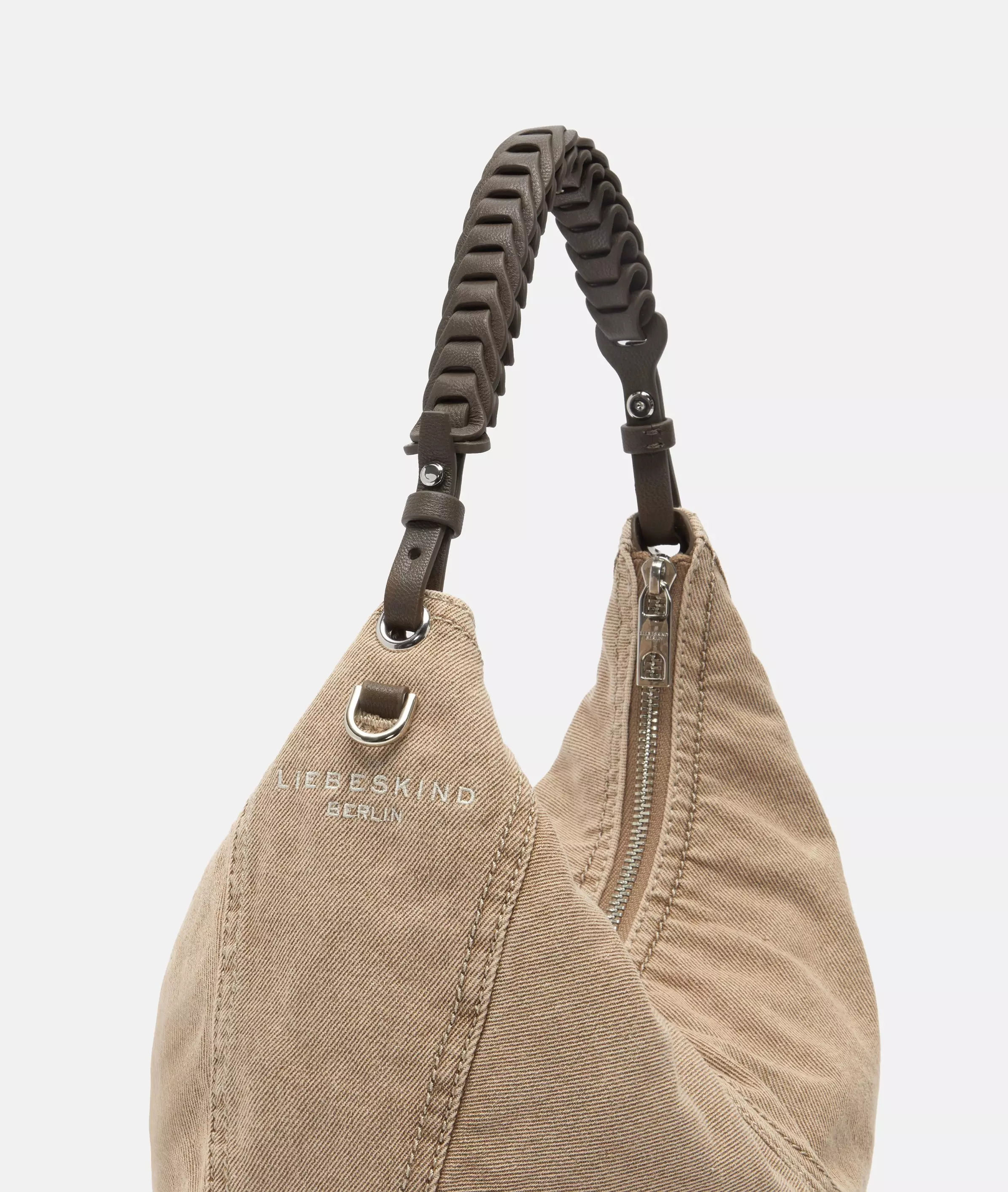 Denim Luna Hobo S Handy hobo bag made from denim