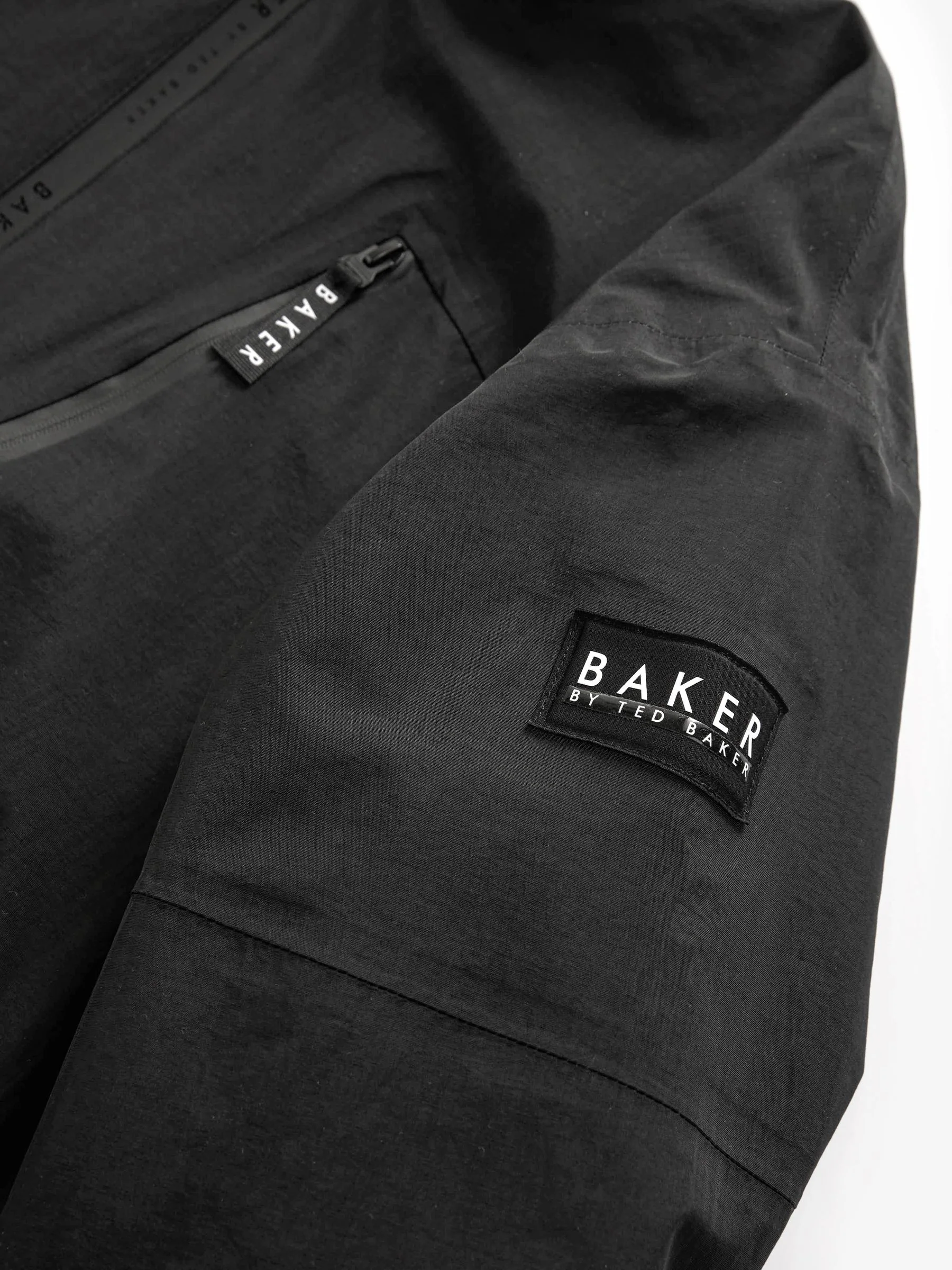 Baker by Ted Baker zwart waterdicht lichtgewicht regenjack