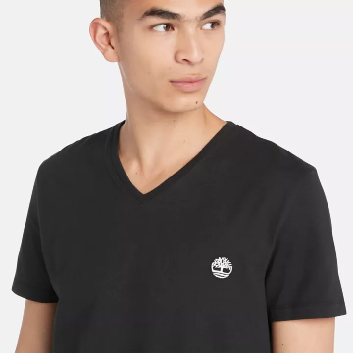 T-shirt Dunstan River pour homme en noir