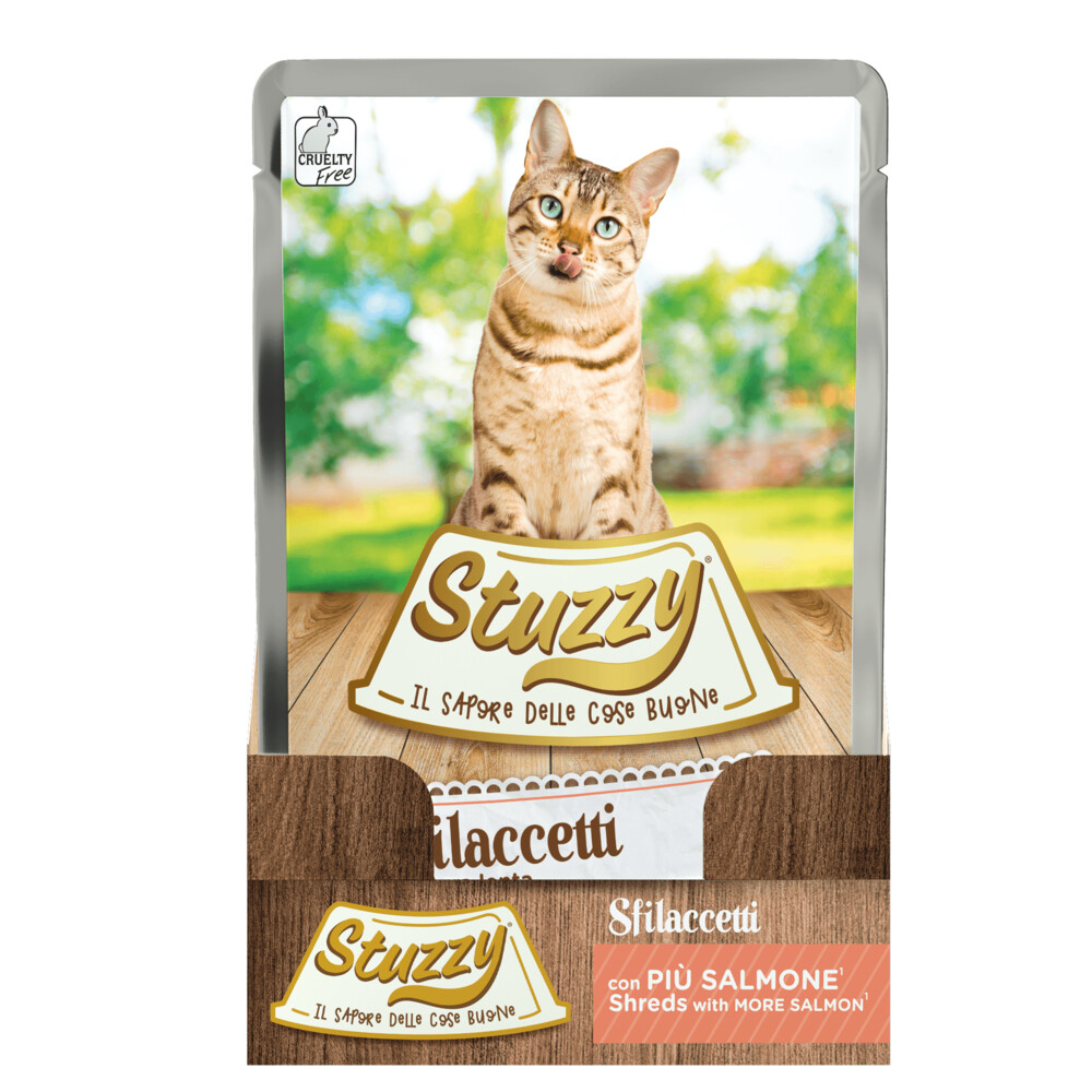 24x Stuzzy Kat Shreds Zalm85 gr