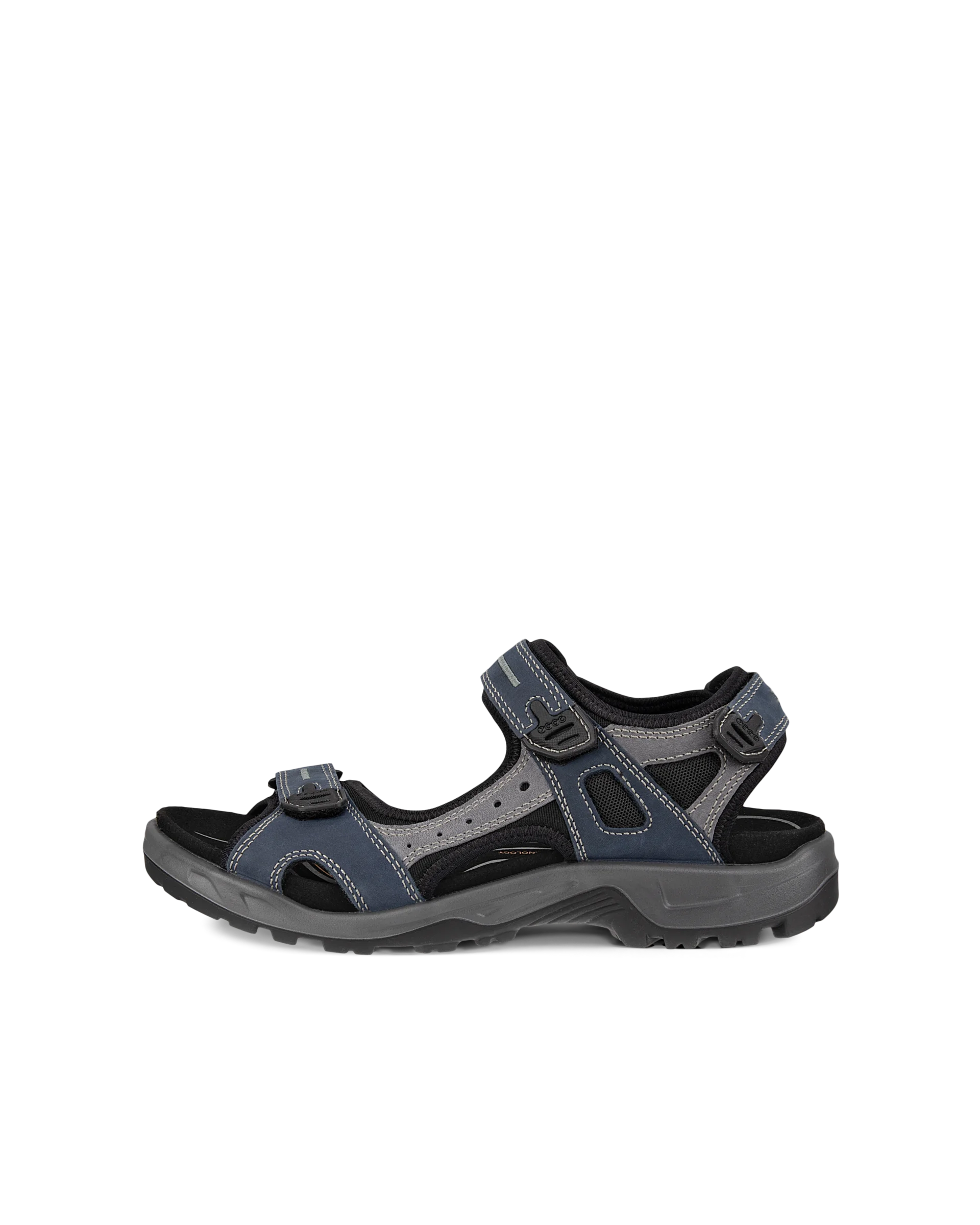 ECCO OFFROAD Herren Trekkingsandale aus Nubukleder Grau
