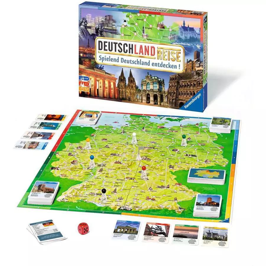 Ravensburger Deutschlandreise bunt