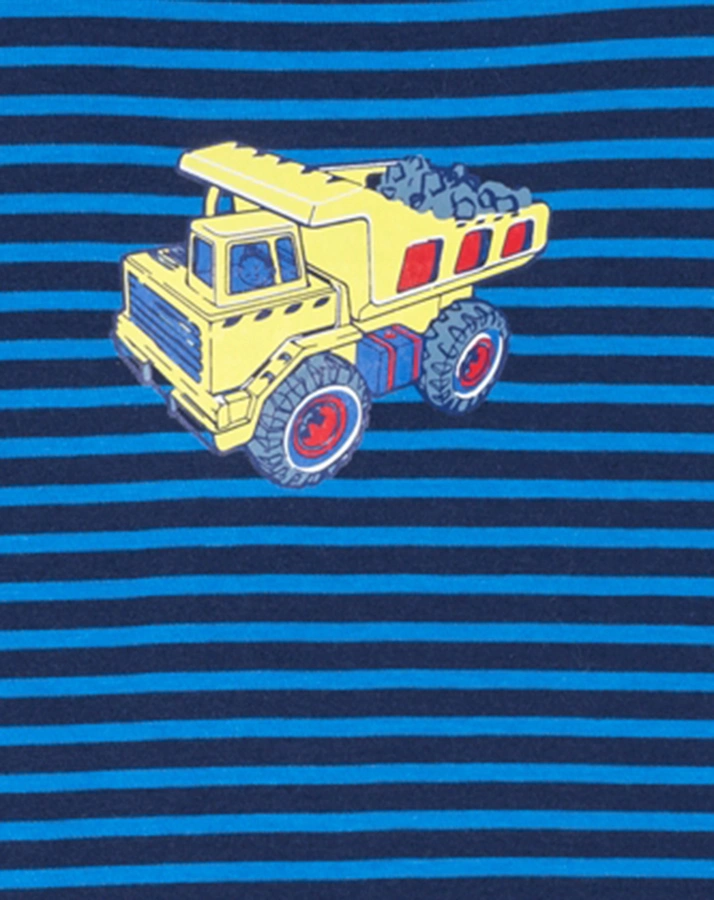 Schlafanzug lang TRUCK in blau