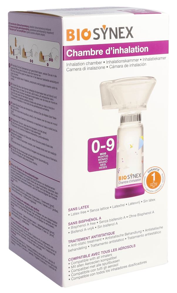 BIOSYNEX Inhalationshilfe<br>1 Stück, 0-9 Monate