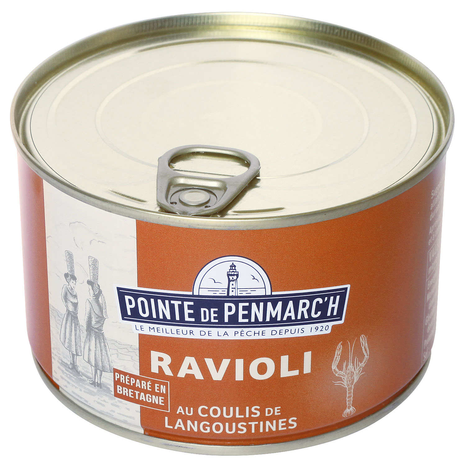 Raviolis au coulis de langoustine