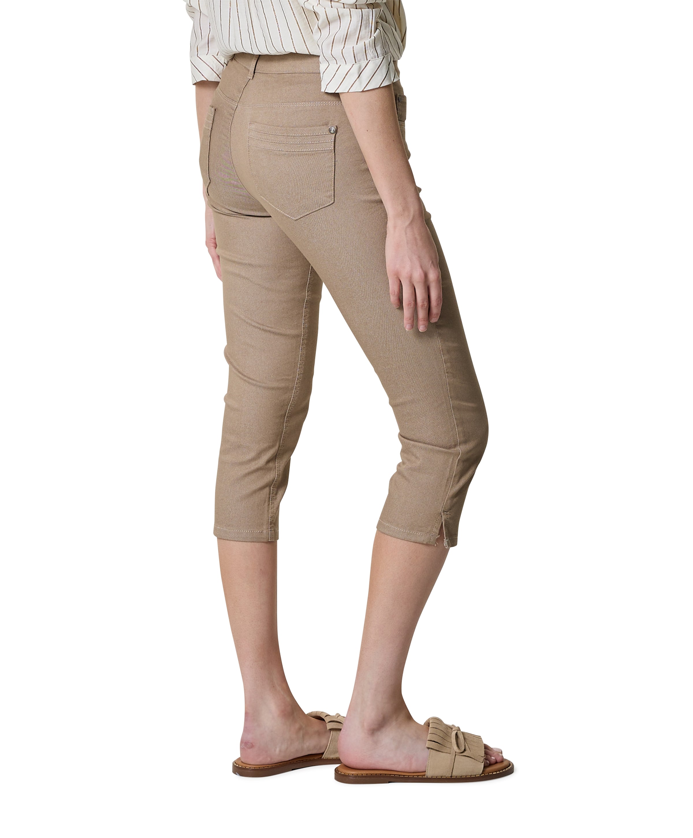 Enjoy dames capri broek beige