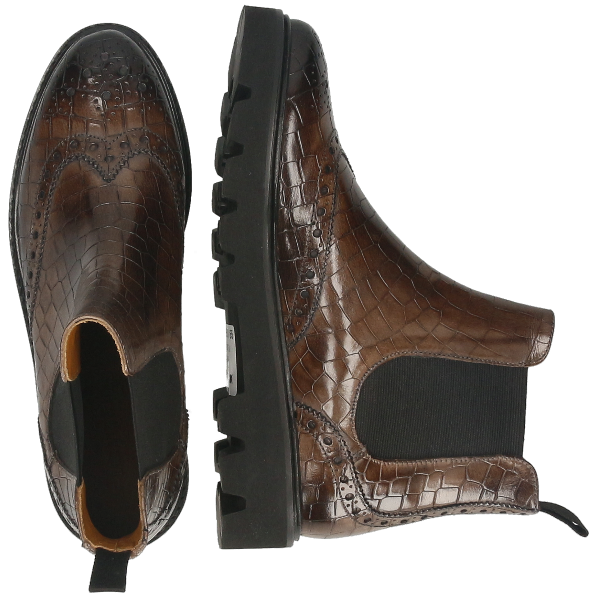 SELINA 65 - Bottines à semelle plateforme | Gris