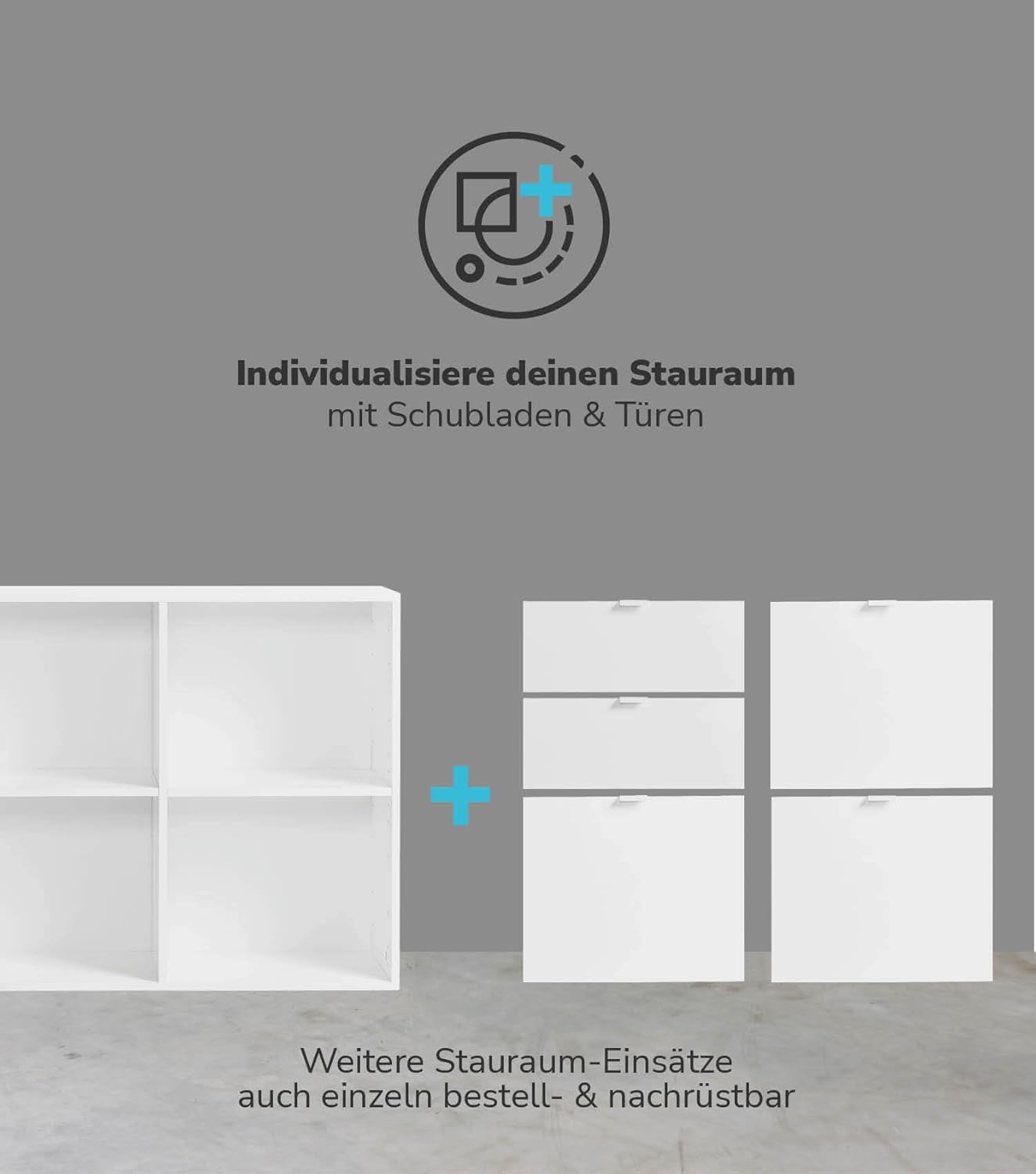 mokebo Eckschreibtisch klein in Weiß mit Stauraum 'Der Produktive', auch als Schreibtisch, Computertisch oder Arbeitstisch im Büro, Kinderschreibtisch oder Gaming Tisch in 112x77x54 (B/H/T in cm)