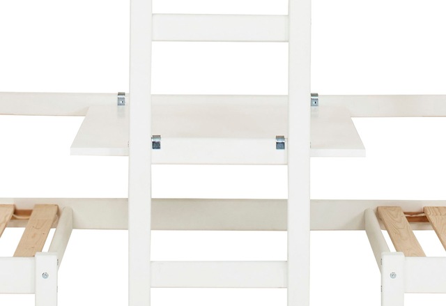 Hoppekids Hochbett »ECO Dream JUMBO« mit Sitzgruppe, Matratzen & Kissen-Set