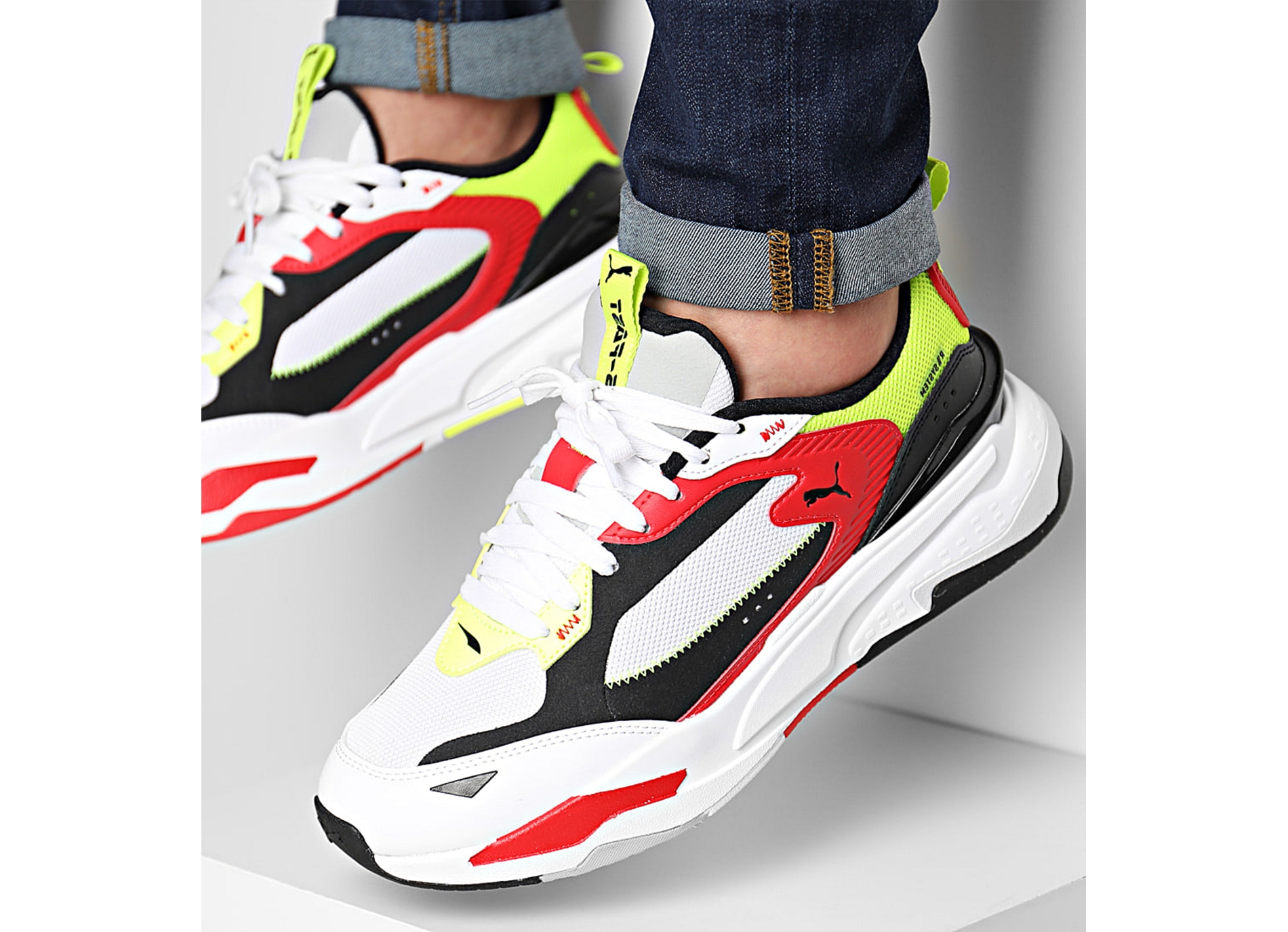 Rs fast blanc multicolore