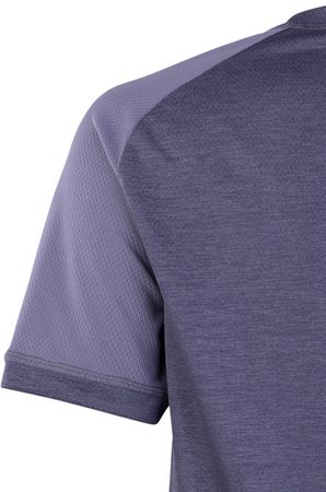 TECH LOGO Damen-Kurzarmshirt  somber amethyst  36