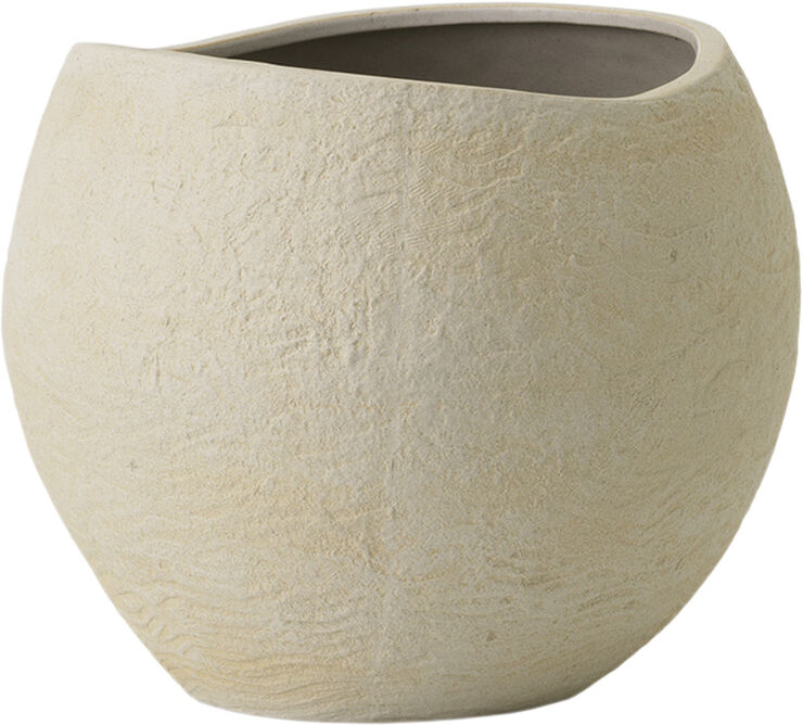 Audo Copenhagen Plantas Planter, H 26, Ivory