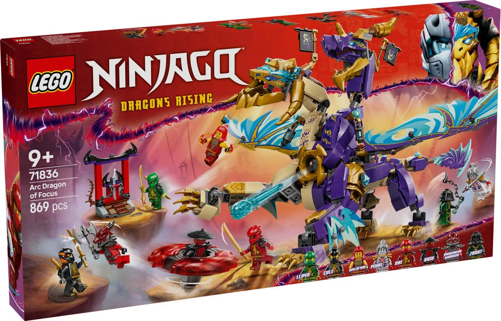 Mooie uitdagende set Lego!Boogdraak van Concentratie speelgoedset 71836