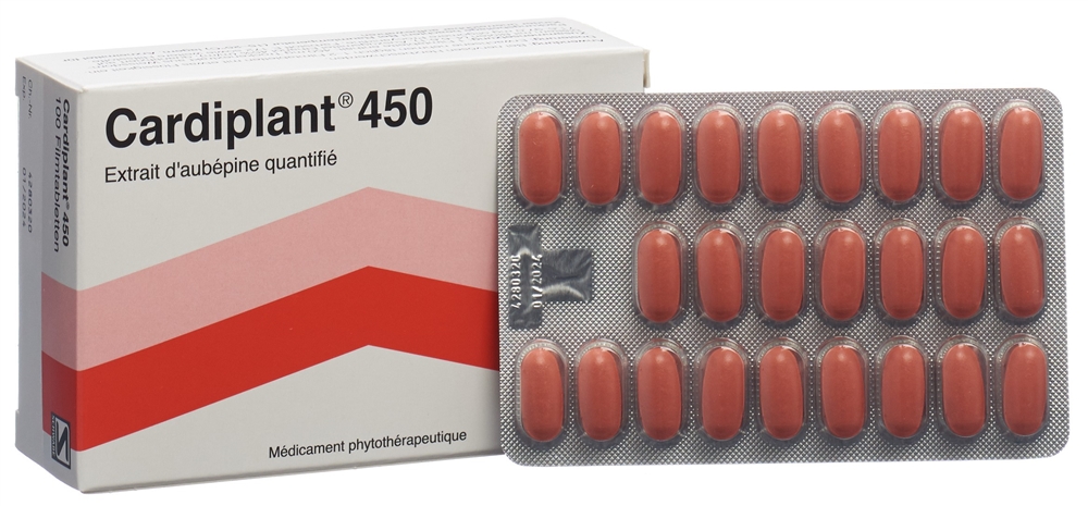 CARDIPLANT Filmtabl 450 mg Blist 100 Stk
