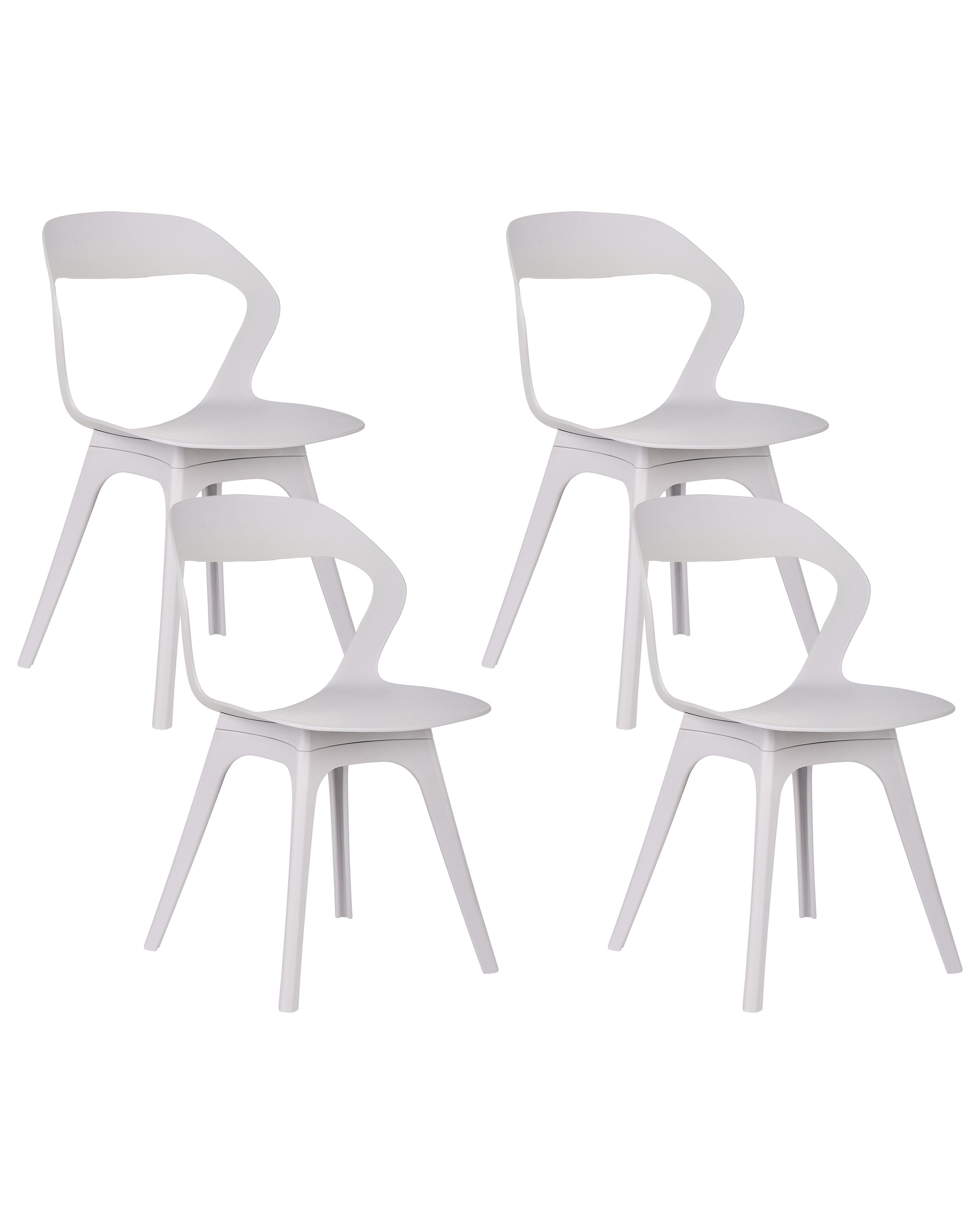 Set van 4 tuinstoelen LACHANIA Taupe