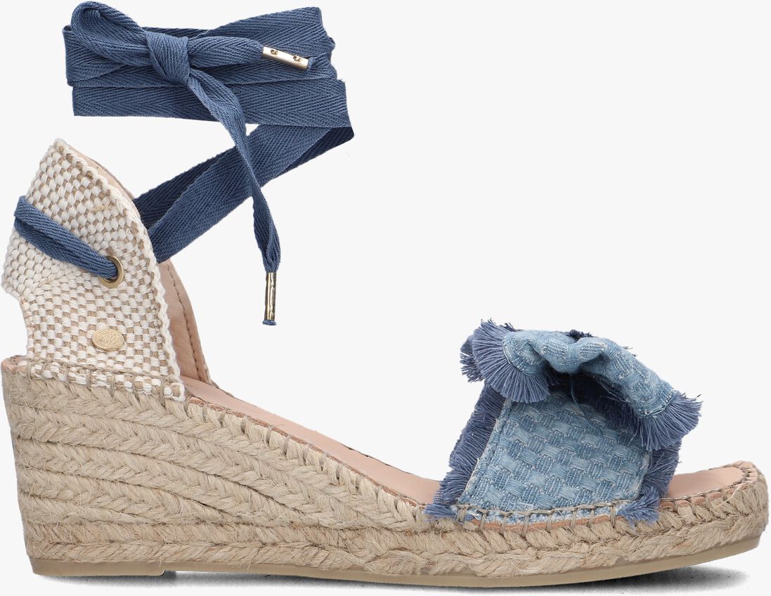 FRED DE LA BRETONIERE blauwe fred de la bretoniere espadrilles eve bow
