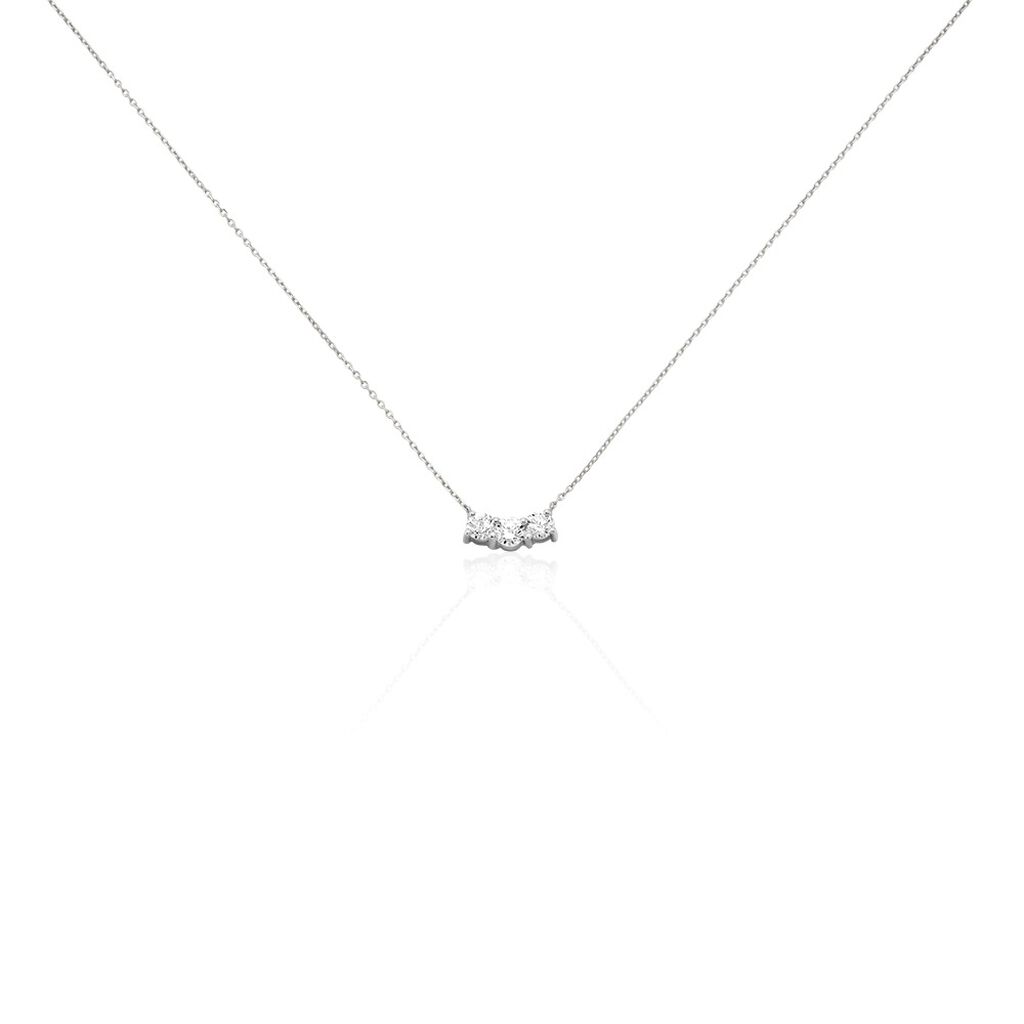 Collier Or Blanc Neely Diamants Synthétiques