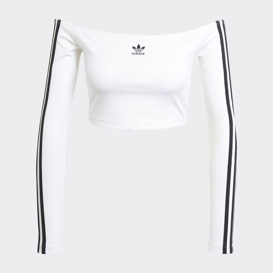 Adidas Original T-shirt manches longues épaules dénudées Adicolor